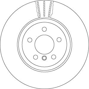 TRW DF6610S - Disc frana aaoparts.ro