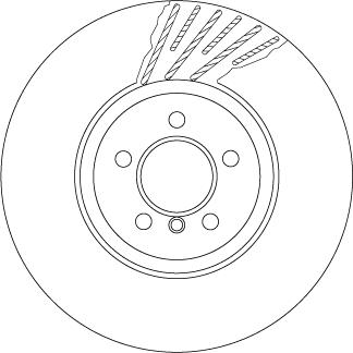 TRW DF6613S - Disc frana aaoparts.ro