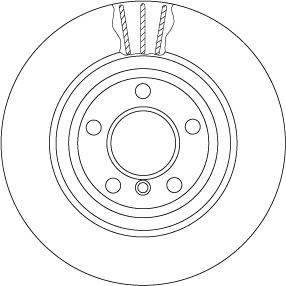 TRW DF6617S - Disc frana aaoparts.ro