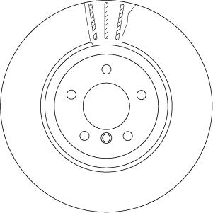 TRW DF6624S - Disc frana aaoparts.ro