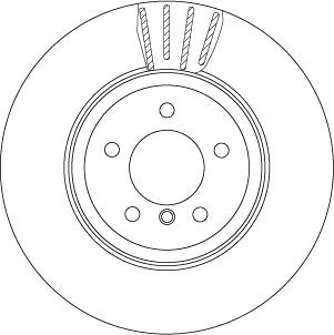 TRW DF6625S - Disc frana aaoparts.ro