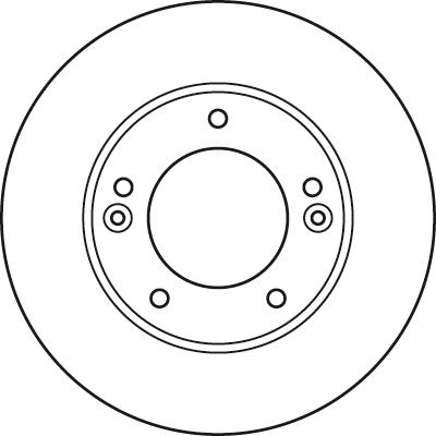 TRW DF6081S - Disc frana aaoparts.ro