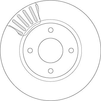 TRW DF6142 - Disc frana aaoparts.ro