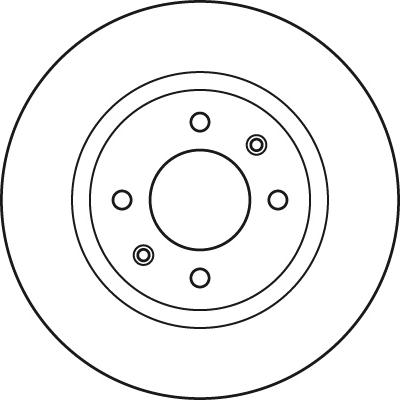 TRW DF6116 - Disc frana aaoparts.ro