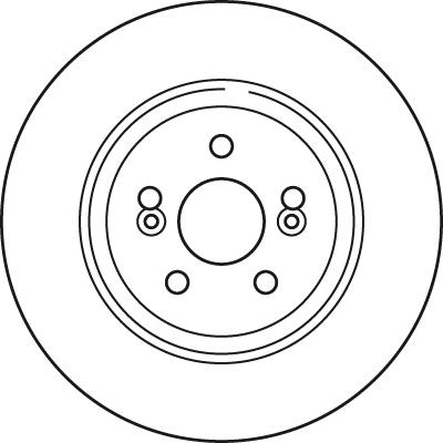 TRW DF6117S - Disc frana aaoparts.ro