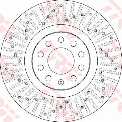 TRW DF6189S - Disc frana aaoparts.ro