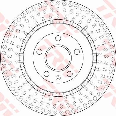 TRW DF6175S - Disc frana aaoparts.ro