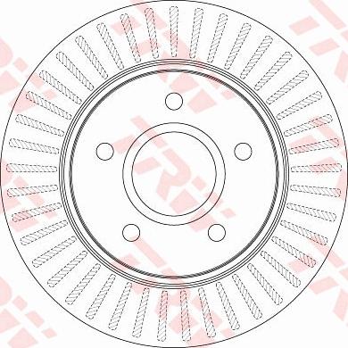 TRW DF6253S - Disc frana aaoparts.ro