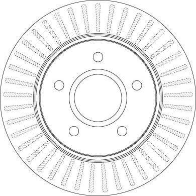 TRW DF6253S - Disc frana aaoparts.ro