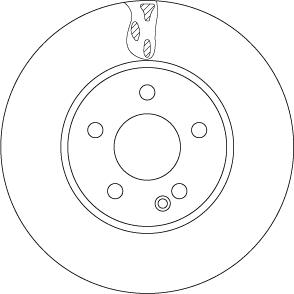 TRW DF6745S - Disc frana aaoparts.ro