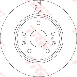 TRW DF6703 - Disc frana aaoparts.ro