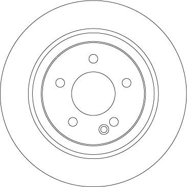 TRW DF6788S - Disc frana aaoparts.ro