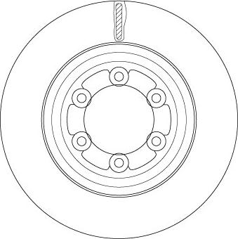 TRW DF6736S - Disc frana aaoparts.ro