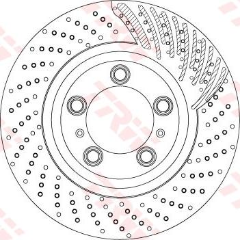 TRW DF6721S - Disc frana aaoparts.ro