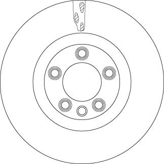 TRW DF6772S - Disc frana aaoparts.ro