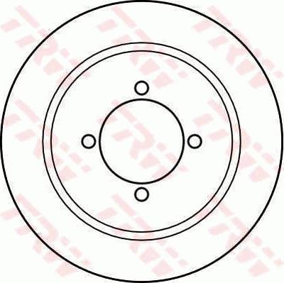 TRW DF1990 - Disc frana aaoparts.ro