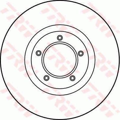 TRW DF1640 - Disc frana aaoparts.ro