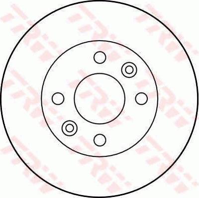 TRW DF1009 - Disc frana aaoparts.ro