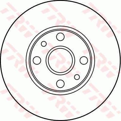 TRW DF1780 - Disc frana aaoparts.ro