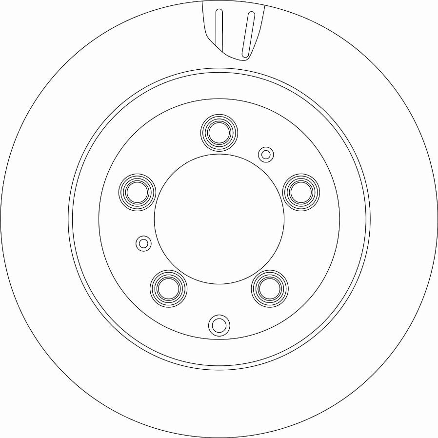 TRW DF8593S - Disc frana aaoparts.ro
