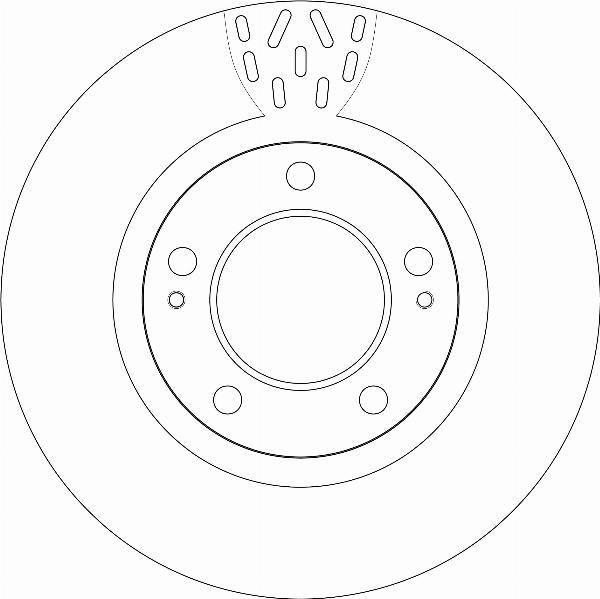 TRW DF8575S - Disc frana aaoparts.ro