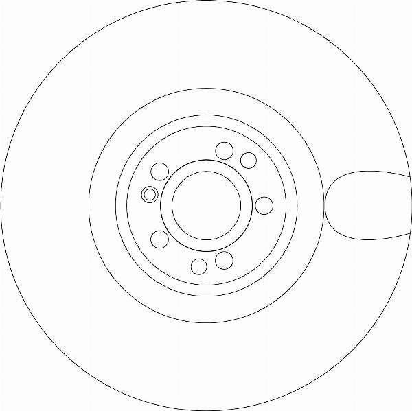 TRW DF8686S - Disc frana aaoparts.ro