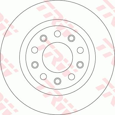 TRW DF8070 - Disc frana aaoparts.ro