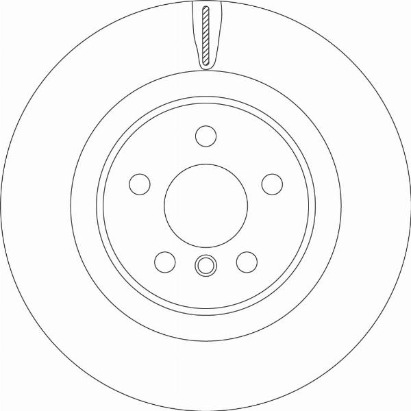 TRW DF8760S - Disc frana aaoparts.ro