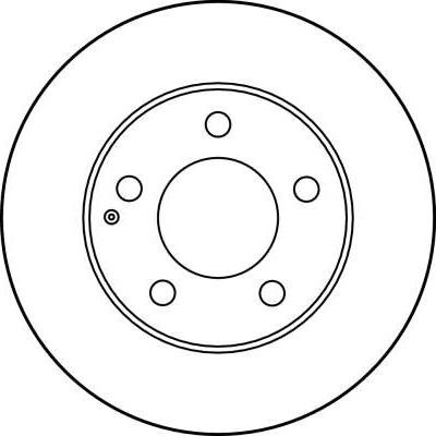 TRW DF2704 - Disc frana aaoparts.ro