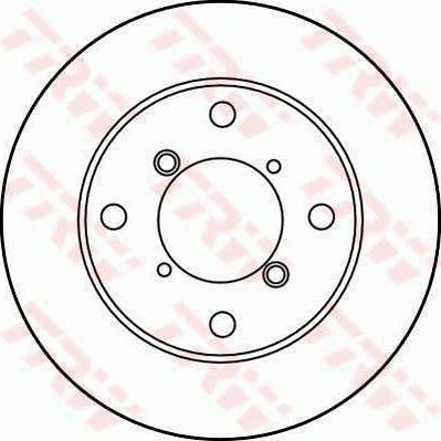 TRW DF2710 - Disc frana aaoparts.ro