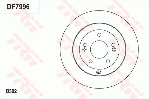 TRW DF7996 - Disc frana aaoparts.ro