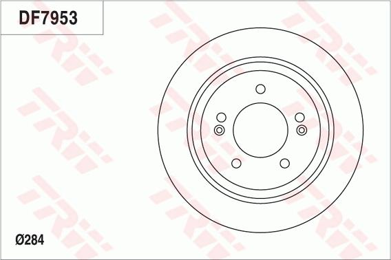 TRW DF7953 - Disc frana aaoparts.ro