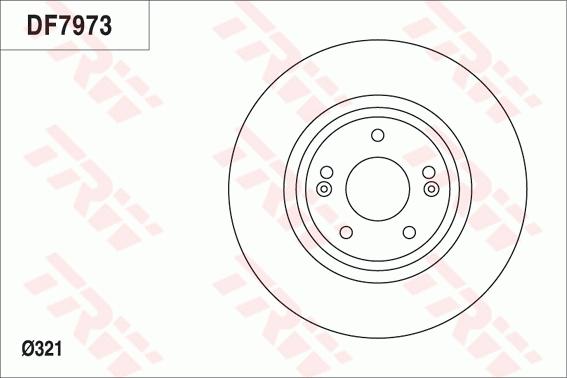 TRW DF7973 - Disc frana aaoparts.ro