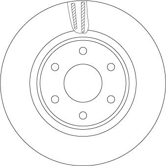 TRW DF7458S - Disc frana aaoparts.ro