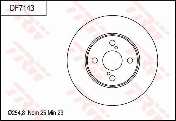 TRW DF7143 - Disc frana aaoparts.ro