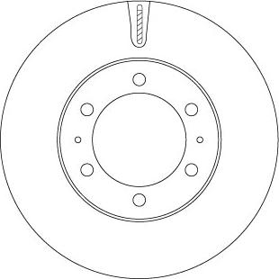 TRW DF7827S - Disc frana aaoparts.ro