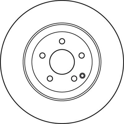 TRW DF7351S - Disc frana aaoparts.ro