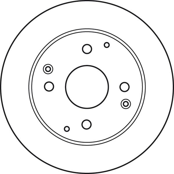 TRW DF7249 - Disc frana aaoparts.ro