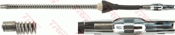 TRW GCH666 - Cablu, frana de parcare aaoparts.ro