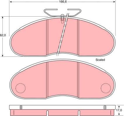 TRW GDB948 - Set placute frana,frana disc aaoparts.ro