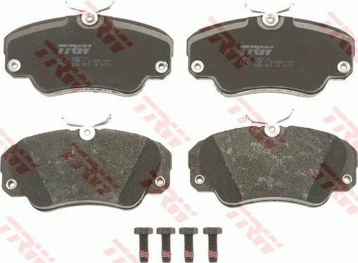 TRW GDB957 - Set placute frana,frana disc aaoparts.ro