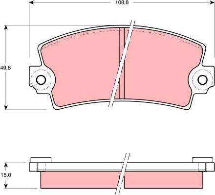 TRW GDB908 - Set placute frana,frana disc aaoparts.ro