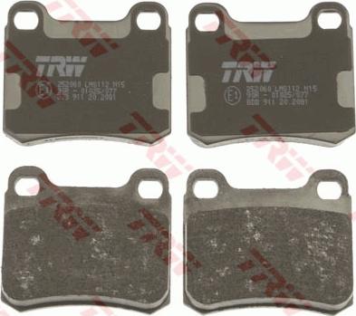 TRW GDB911 - Set placute frana,frana disc aaoparts.ro