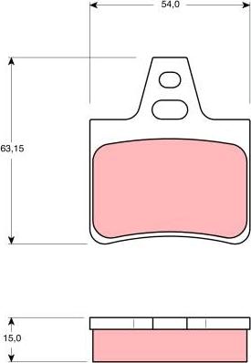 TRW GDB986 - Set placute frana,frana disc aaoparts.ro