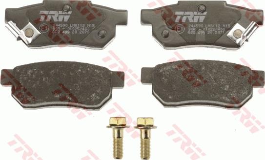 TRW GDB499 - Set placute frana,frana disc aaoparts.ro