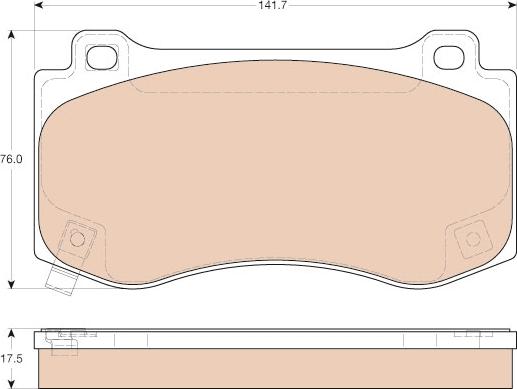 TRW GDB4449 - Set placute frana,frana disc aaoparts.ro