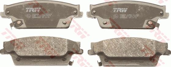 TRW GDB4452 - Set placute frana,frana disc aaoparts.ro