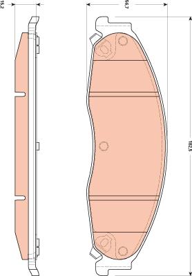 TRW GDB4601 - Set placute frana,frana disc aaoparts.ro