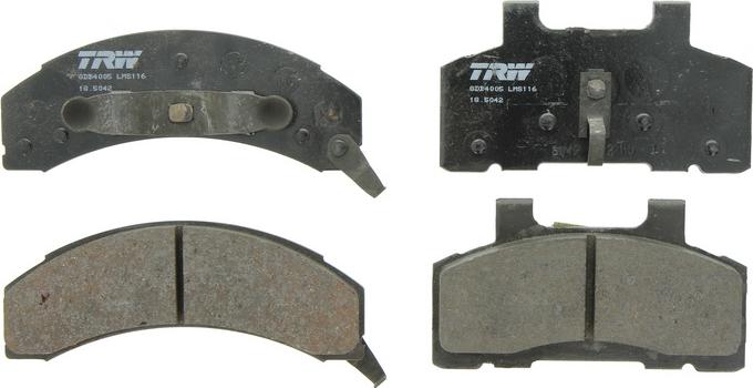TRW GDB4005 - Set placute frana,frana disc aaoparts.ro