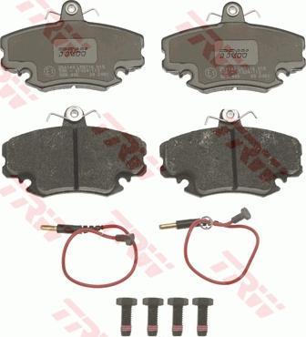 TRW GDB400 - Set placute frana,frana disc aaoparts.ro